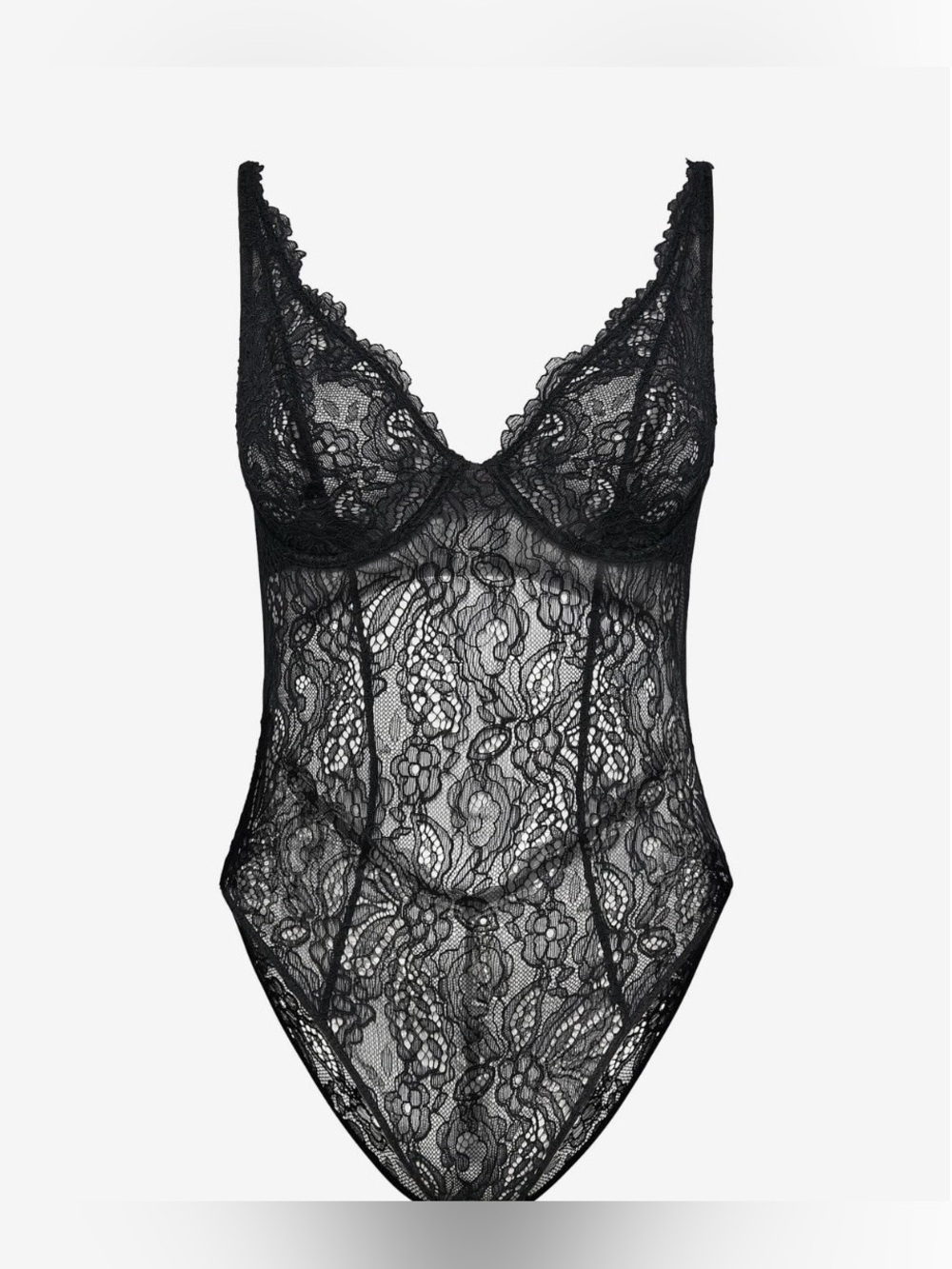 Savage Fenty | ROMANTIC CORDED LACE UNDERWIRE TEDDY | Size XL